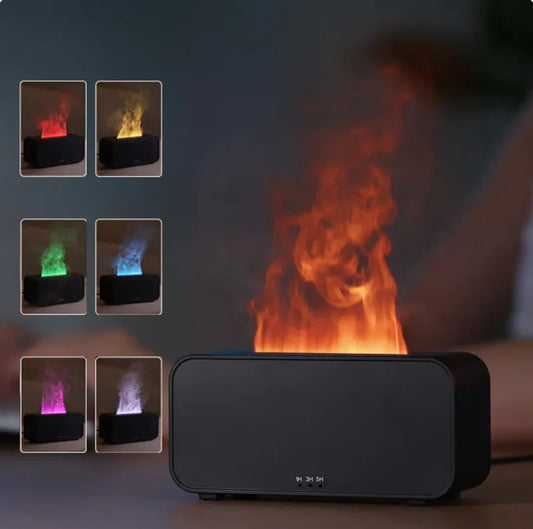 Difusor de Aroma y Humidificador Efecto Llama